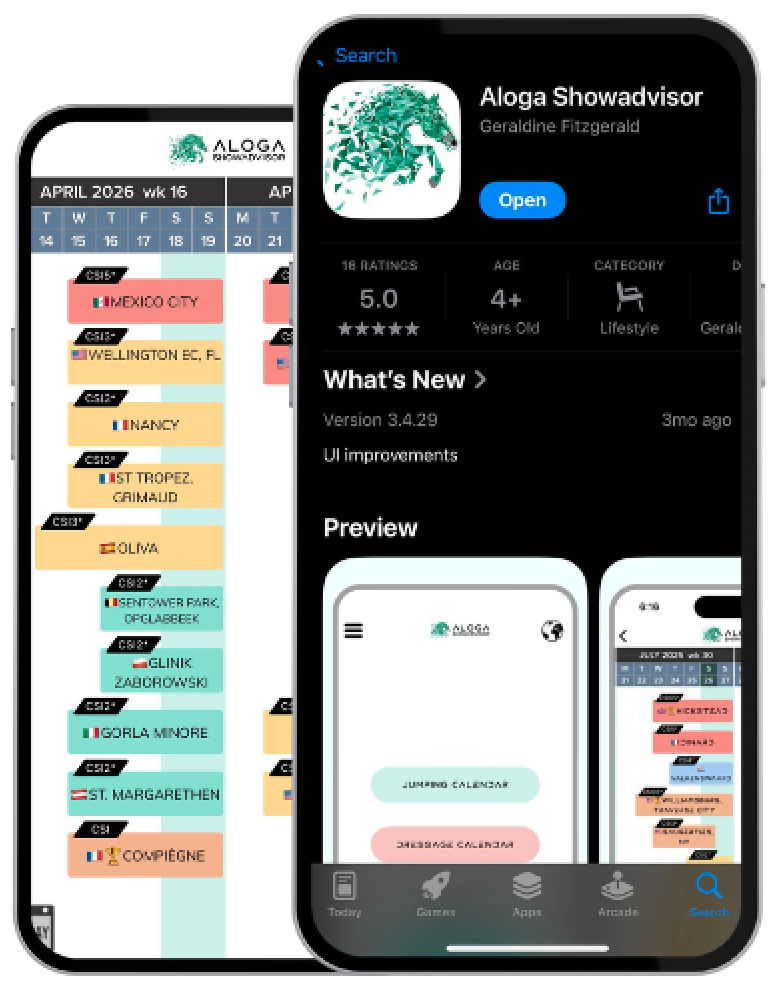 Aloga Showadvisor app preview